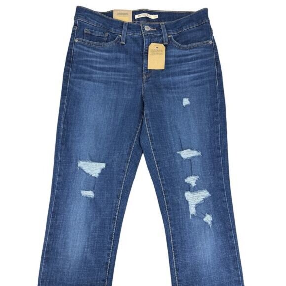 Levi's 311 Shaping Skinny Mid Rise Stretch Jeans Womens Size 27 x 32 - Picture 4 of 9